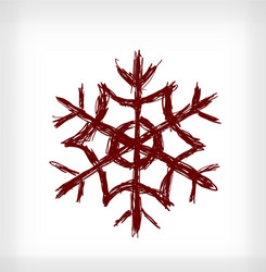 snowflake vector image