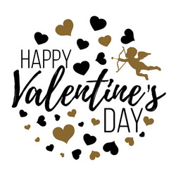 happy valentines day cards vector image