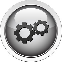 gear icon vector image