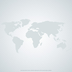 gray world map on background vector image