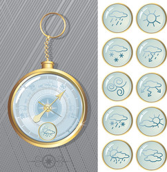 barometer vector image