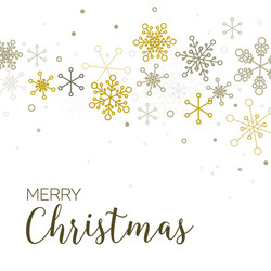 retro simple christmas card vector image