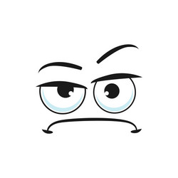 depressed sad upset emoticon character emoji icon vector image