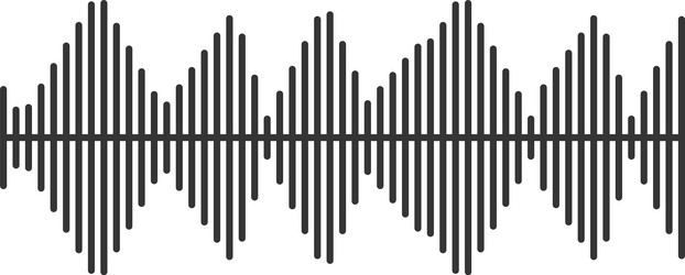 capturing audio levels in a sleek minimalist vector image