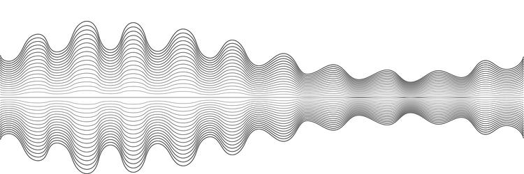 abstract wave pattern is forming a symmetrical vector image