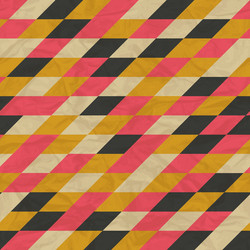 seamless retro geometric pattern vector image