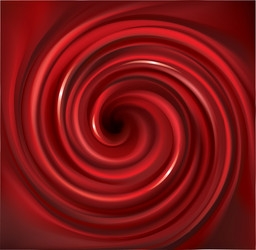 spiral liquid surface red color vector image