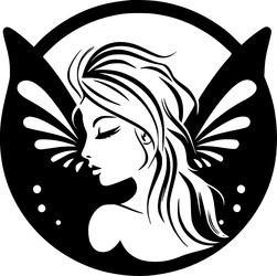 fairy - high quality logo ideal for t-shirt vector image