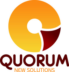 quorum icon for business meating theme design vector image