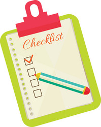 check list vector image