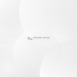 abstract gradient white and gray circle pattern vector image