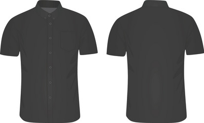 short sleeve shirt vector image