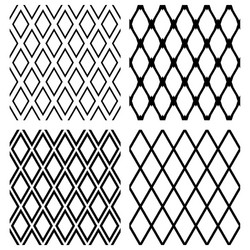 seamless diamonds patterns vector image