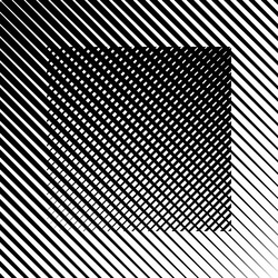 black crossed diagonal spiky lines on white vector image