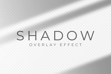 shadow overlay effect transparent soft light vector image