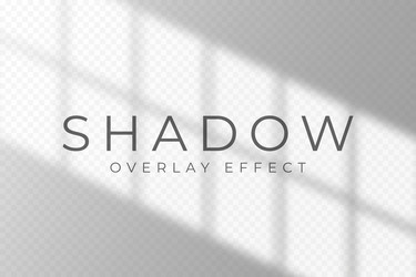 shadow overlay effect transparent soft light vector image