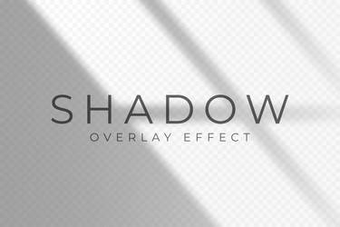 shadow overlay effect transparent soft light vector image