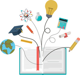 School supply and object design vector