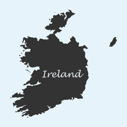 map of ireland vector image