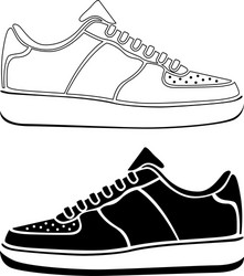 sport clothing white footwear fashion isolated vector image