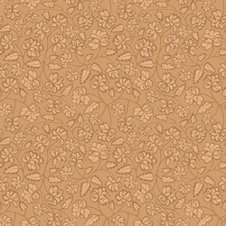 beige and brown floral pattern vector image