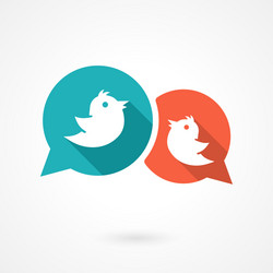 twitter birds vector image