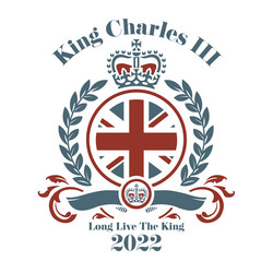 king charles iii 2022 vector image