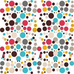 colored pattern circles ideal vector image