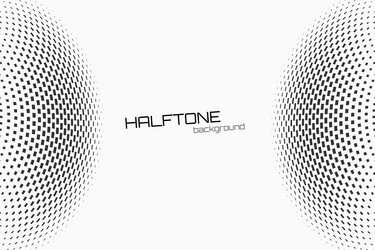 grunge halftone dot pattern background vector image