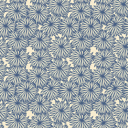 flower pattern on beige background vector image