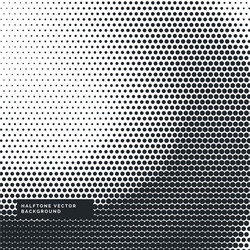 nice abstract wavy halftone background vector image