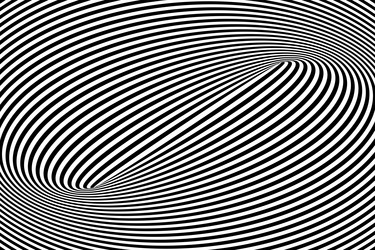 abstract op art pattern vector image