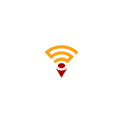 people signal wifi logo vector image