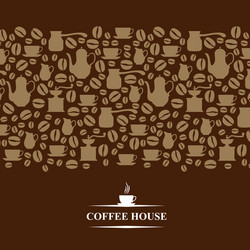 coffee horizontal brown vector image