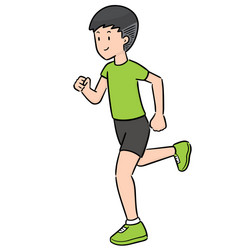 man running vector image