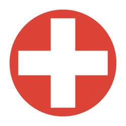 symbol of medicine cross vector image