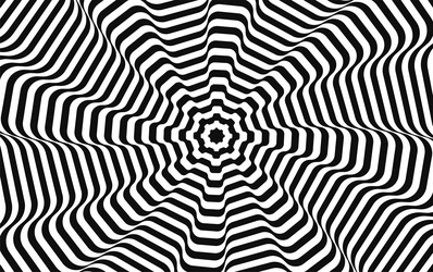 abstract pattern of black and white lines optical vector image