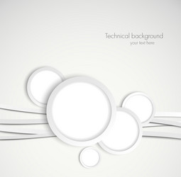 background with gray circles vector image