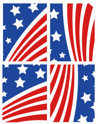 america flag vector image