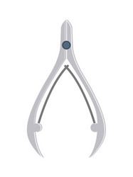 metal nail tongs template vector image