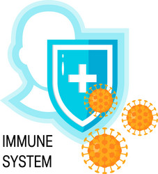 immune system concept vector