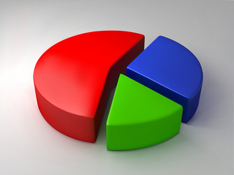 pie chart vector image