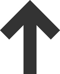 up direction arrow flat icon image vector image