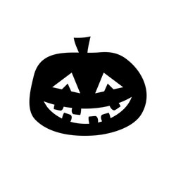 halloween pumpkin icon jack lantern sign vector image