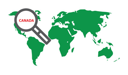 canada vector image