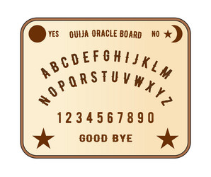 ouija oracle mediums board vector image