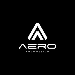 aero logo vector image