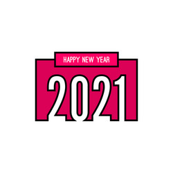 happy new year vector image