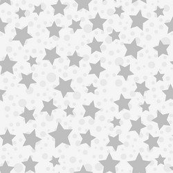 A simple gray star seamless pattern white vector