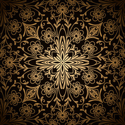 gold pattern vector image